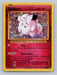 Clefairy 63/108 Holo Rare XY - Evolutions Pokémon TCG