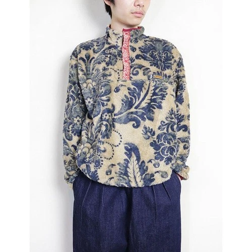 KAPITAL damask light fleece blouson beige snap t pullover 4 image 13