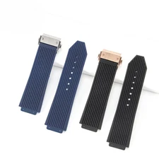 For Hublot Big Bang Rubber Watch Band Strap Men Diver Silicone Bracelet 19X26mm