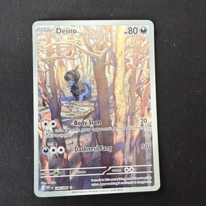 Deino White Flare Holo Card 146/086 Full Art Pokemon  