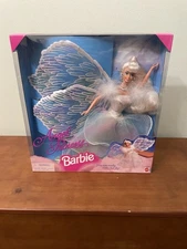 New 1996 Angel Princess Barbie Doll Blonde/Wings/90s Superstar Face.