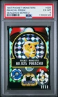 1997 POCKET MONSTERS SEALDASS SER 2 #025 PIKACHU-PRISM PSA 6