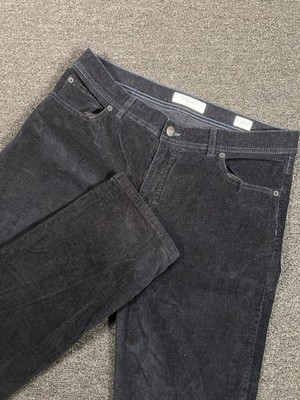 Brax Cooper Fancy Chino Pants Mens 36x32 Black Regular Fit Casual Stretch