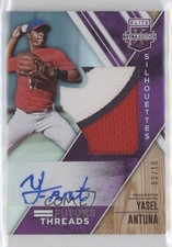 2017 Panini Elite Extra Edition Purple /10 Yasel Antuna #FTSA-YS Auto s1i