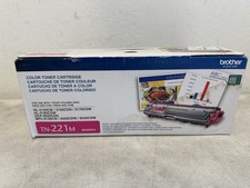 Brother TN-221M Magenta Genuine - Water Damaged Factory Sealed Box