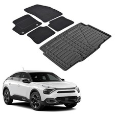 Kofferraumwanne Fußmatten Set Für Citroen E-C4 Ab 2022 Untere Laden Boden