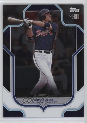 2023 Topps X J-Rod Silver Foil /199 Chipper Jones #28 HOF 0p1q