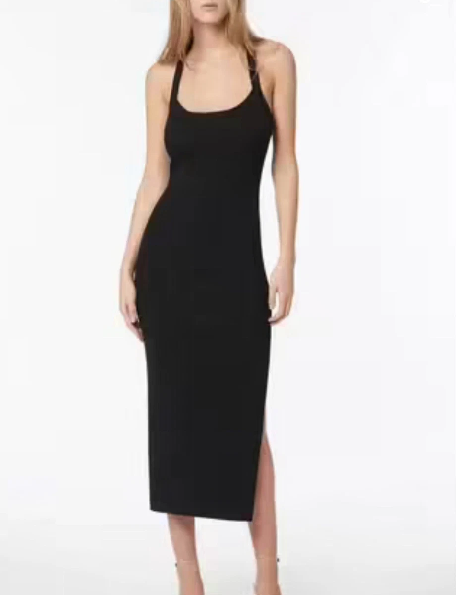 rib knit button down midi dress Bluivy main image 0