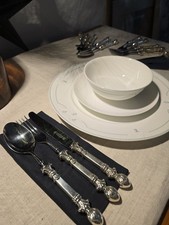 Christoph Widmann Classique Menue /Dinner Besteck, 90er versilbert 18teilig