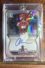 2023 Bowman Draft - Chrome Prospect Autographs Alberto Rios #CDA-AR Refractor...