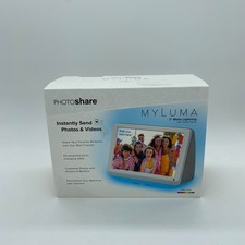 Photoshare My Luma LED 7  White Lightning WiFi Smart Photo/Video Frame