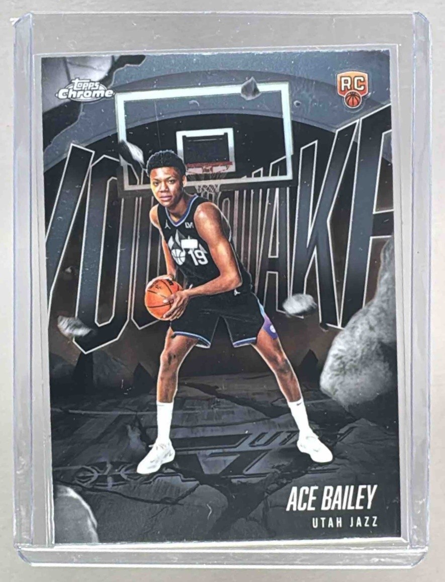 Ace Bailey 2025 Topps Chrome #YQ-5 Youthquake Rookie RC