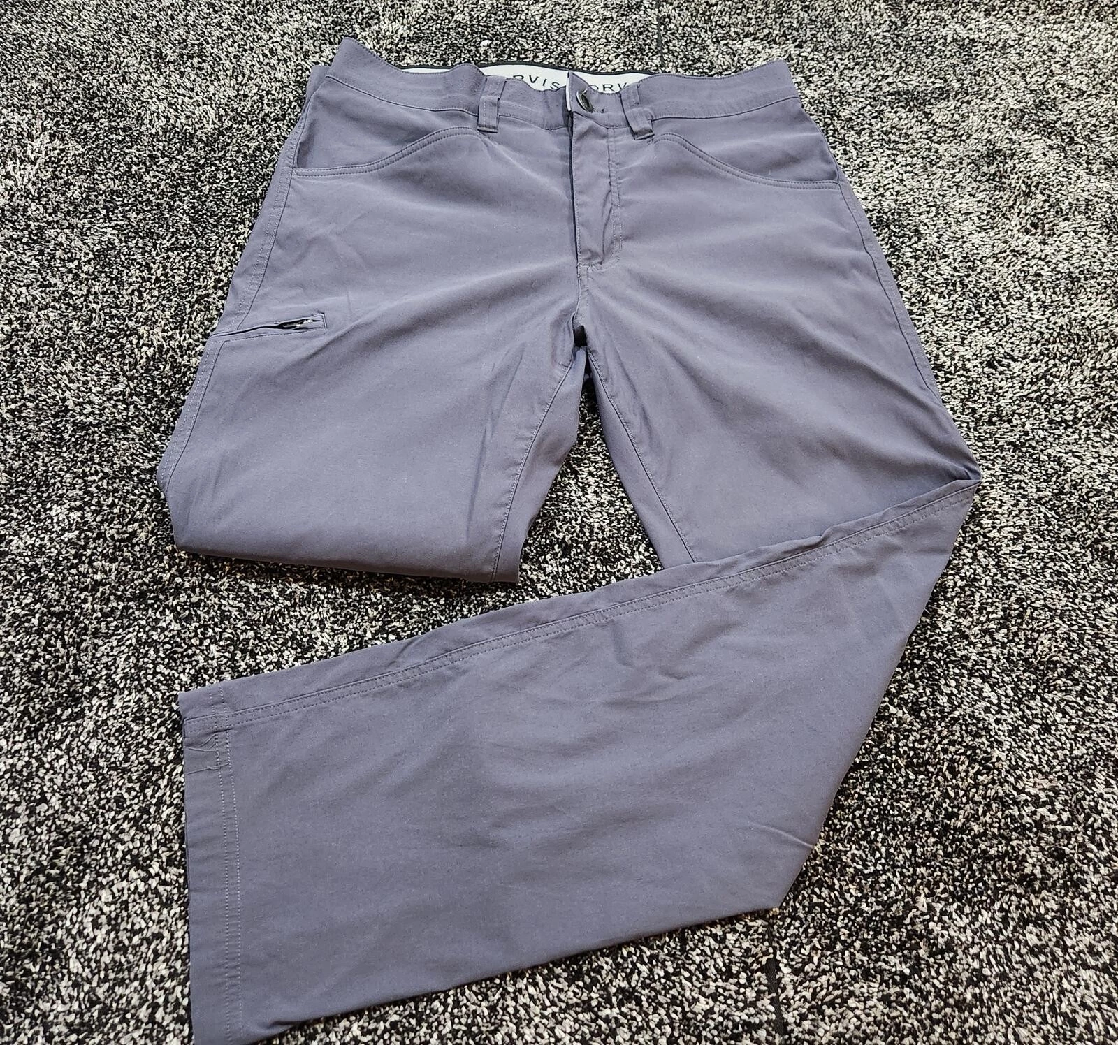 Orvis Tech Pants Men 32x30 blue/ Gray Performance fishing hiking outdoor stretch
