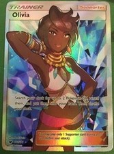 1x Olivia - 111/111 - Full Art Ultra Rare Lightly Played Pokemon SM04 - Crimson 