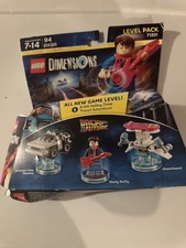 LEGO Dimensions Back To The Future Marty McFly Level Pack Sealed In Damaged Box