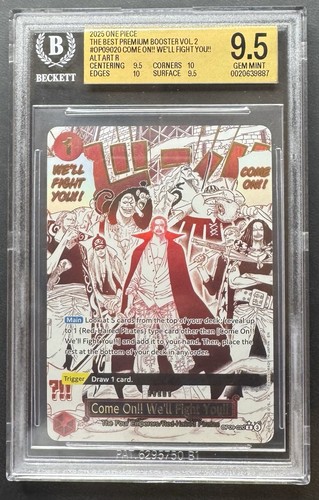 Come On!! We'll Fight You!! (Alternate Art) graded BGS 9.5 for sale on eBay