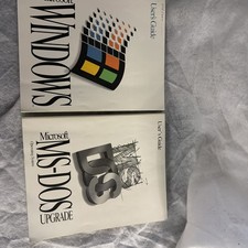 Vintage MS Microsoft Windows ms-dos upgrade OS User Instruction Manual Book