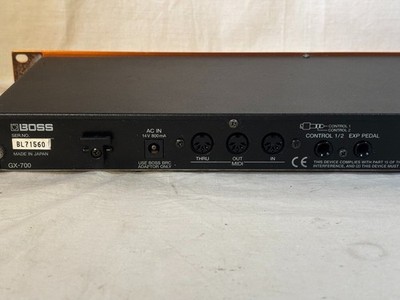 BOSS GX-700 GX 700 Guitar Effects Processor New Battery!! w/ power