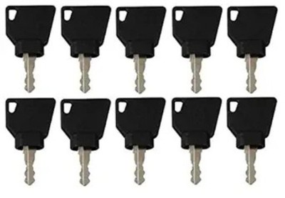 10 Pack Ignition Keys for Mini Excavator, Loader - 7 Item Package Quantity: 10