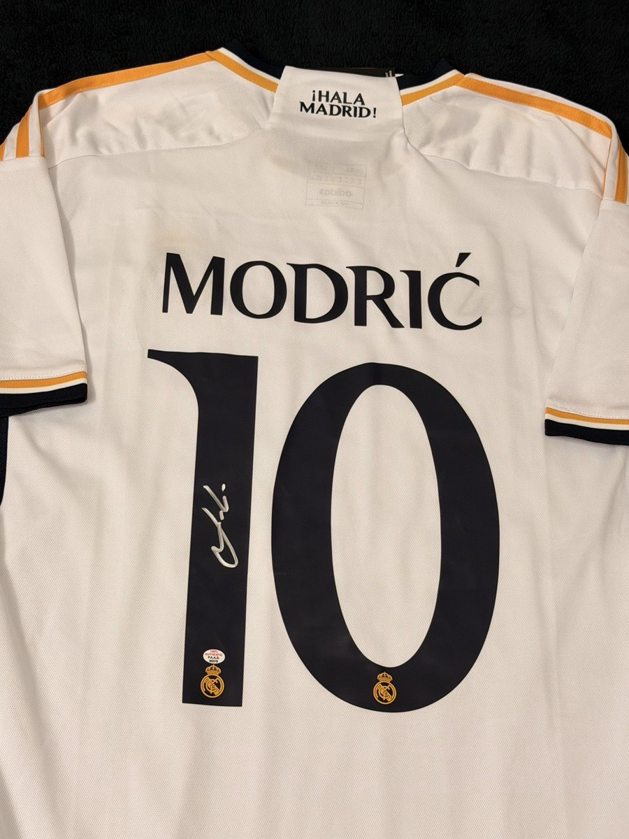 Real Madrid Luka Modrić オーセンティックユニフォーム Luka Modric Signed Real Madrid Pro Style Soccer Jersey COA | eBay
