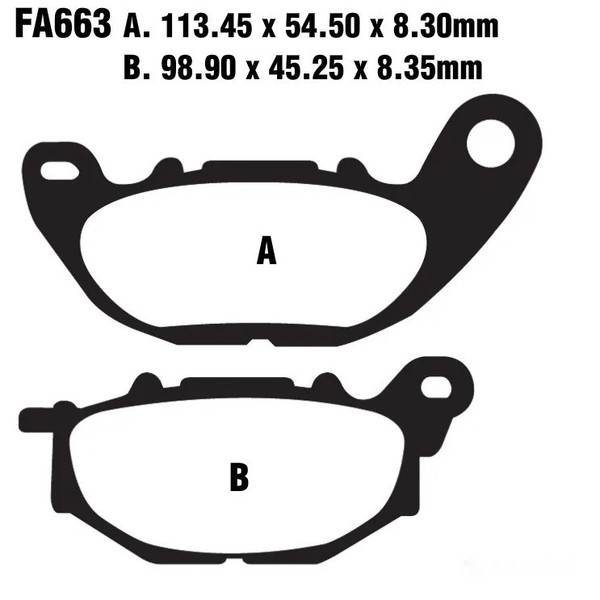 Bremsbelag BremsbeläGe Vorne Sinter HH EBC FüR Yamaha MT-03 320 A ABS 2016-2017-image