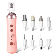 Professional Manicure Pedicure Kit, Electric Nail File Set, Cordless Electric...