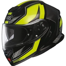 Shoei Neotec 3 Grasp Modular Helmet | Black/Flo Yellow | DOT Certified