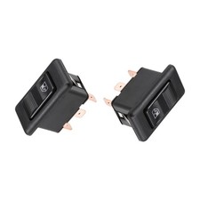 2 Pcs 5 Pins Car Window Switch Car Master Rocker Switch,Momentary DC 12V
