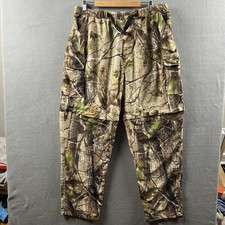 RedHead Hunting Pants Mens XL Camo Cargo Outdoor Hiking Convertible Realtree EUC