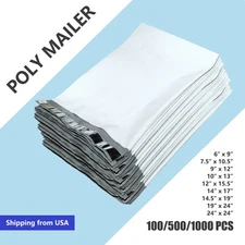 6x9 7.5x10.5 9x12 10x13 12x15.5 14.5x19 19x24 24x24 Poly Mailers Shipping Bag