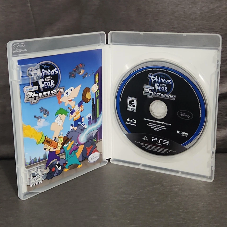 Phineas and Ferb Across the 2nd Dimension PS3 Videojuego Movimiento Completo Foto 2 de 4