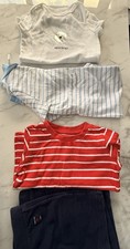 Boys X2 Baby Top Mother are & H&M Baby Grow. 9-12m