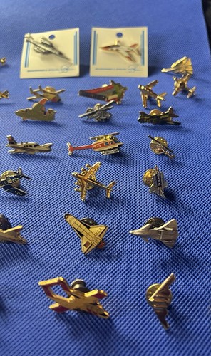 Vintage Aviation Pins Lot Of 30 Shuttle Planes & Helicopters McDonnell ...