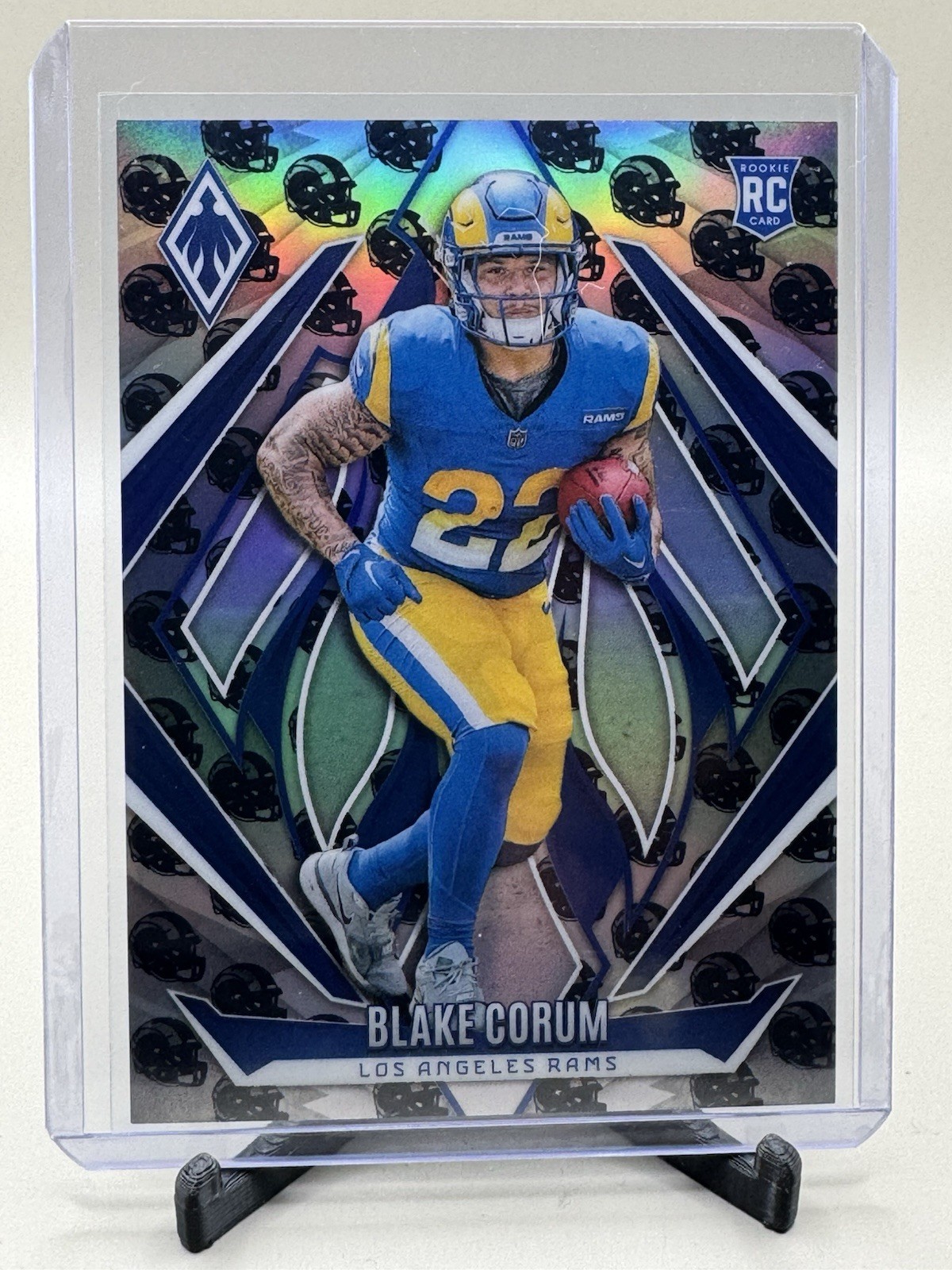 💥 2024 Panini Phoenix - Rookies Blake Corum #158 Team Helmet /399 (RC)