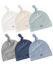 Newborn Baby Hats Infant Knot Beanie Soft Boys Girls Caps