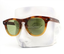Oliver Peoples Rorke Sunglasses OV5509SU Brown Green Breath Logo w/case