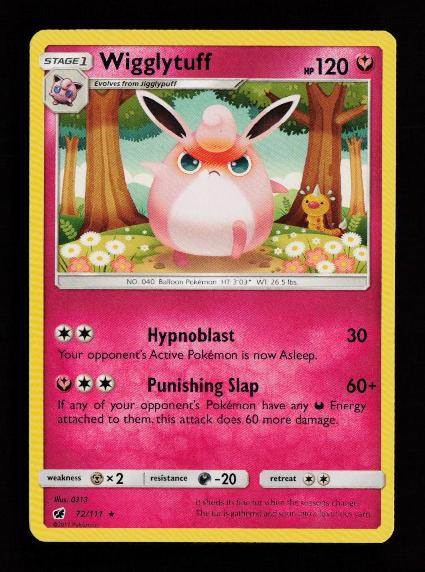 Wigglytuff 72/111 Rare Crimson Invasion Pokemon Cards