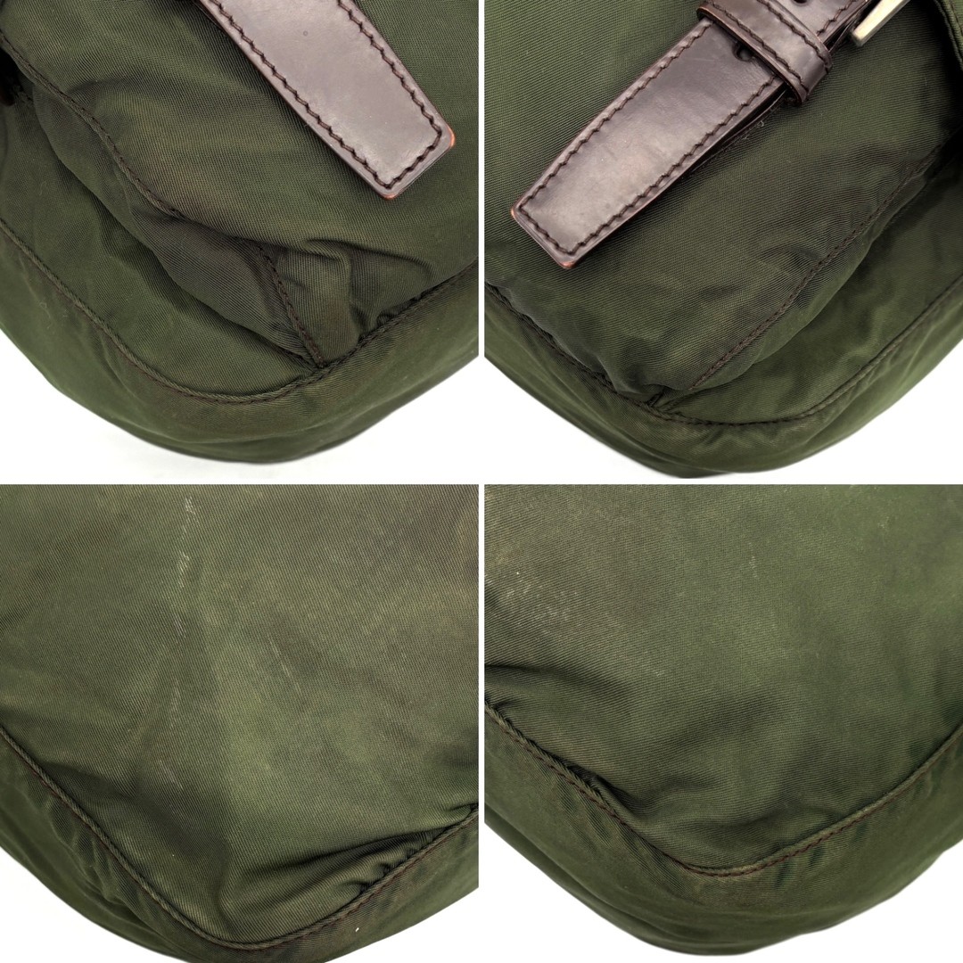 Authentic PRADA Shoulder Bag Triangular Logo Flap… - image 7