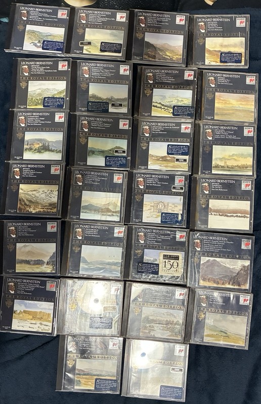 LEONARD BERNSTEIN. The Royal Edition -27 CD Archive-Sony Classical- NM-