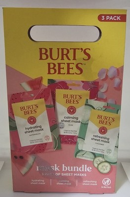 Face Mask Bundle Set, Hydrating Watermelon, Calming Rose, & Refreshing -C Photo