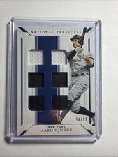 2019 National Treasures Aaron Judge Game Used Gear Materials 6-piece Relic  /99