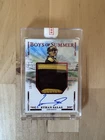 2025 Panini Boys Of Summer ETHAN SALAS Jumbo Patch Auto /49 Red Parallel Padres