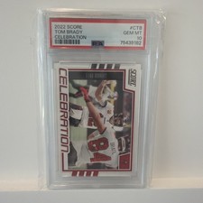 2022 Panini Score Celebration #CTB Tom Brady PSA 10 LOW POP