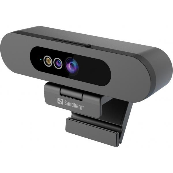 Sandberg Webcam Face Scan Full Hd 1080P Usb-C - Immagine 3