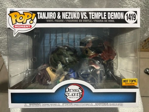 Funko Pop! Moments: Demon Slayer - Tanjiro & Nezuko vs. Temple Demon - Exclusive