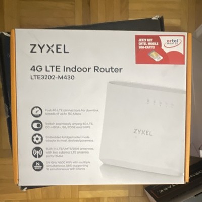ZyXEL LTE3202-M430 4G LTE Router Wi-Fi 802.11n 300 Mbps 4x LAN SIM-Slot