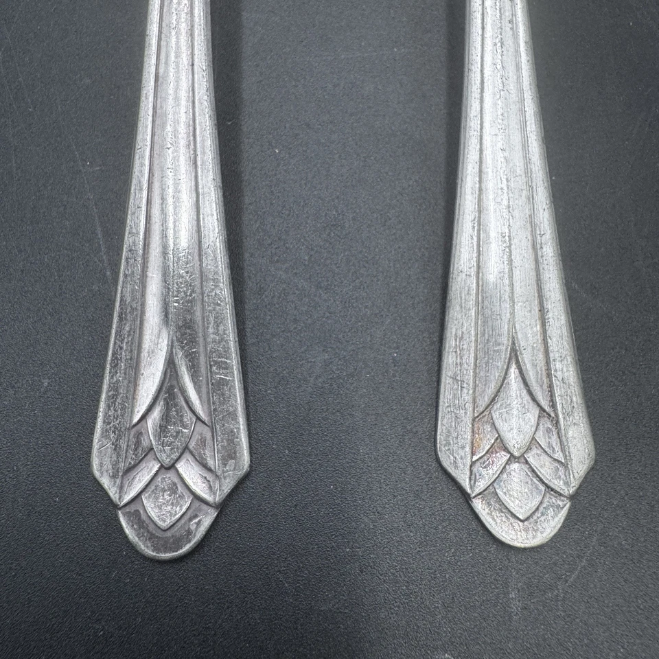 Juego de 3 cubiertos Winthrop METROPOLITAN cucharadita internacional plateada de colección Foto 4 de 4