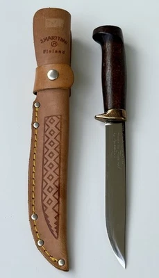 Altes Finnenmesser Jagdmesser INOX Dreilagenstahl Made in Finland by Marttiini - Bild 1 von 4