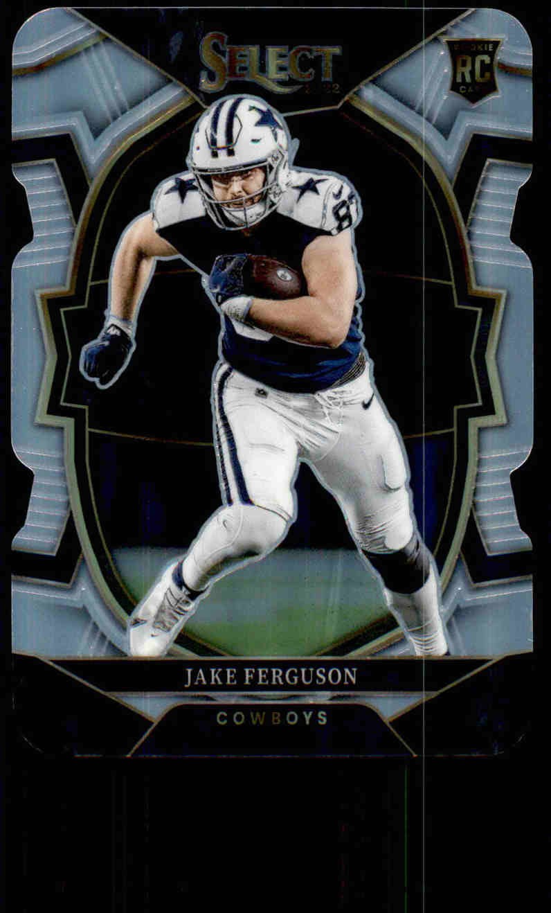 2022 Panini Select #87 Jake Ferguson Silver Prizm Die Cut Rookie
