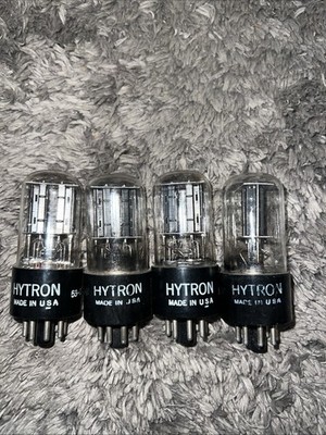 69 LOT OF 4 HYTRON 6SN7 Vacuum Tubes | eBay